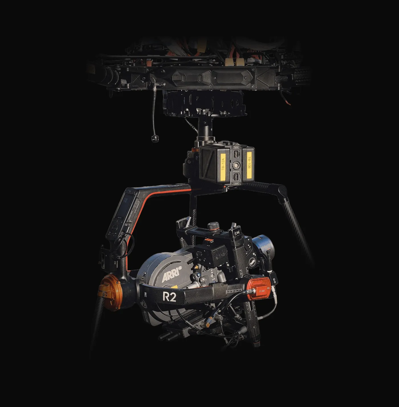 The Freefly Alta X carrying a Ronin 2